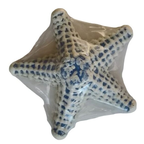 Starfish Shaped Floating Candle New Wrapped Wax Shell Tropical Pool Party lot 3 - Picture 3 of 6